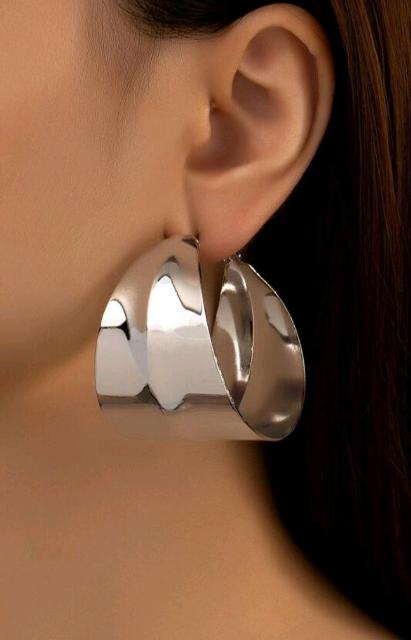 Bold Hoops - Silver