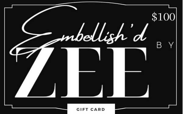 Gift card - Sold by Embellish by Zee